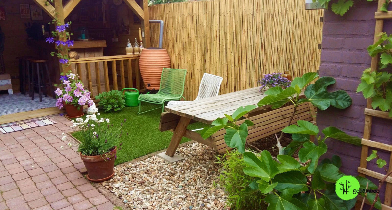 inspiracia bambusový plot